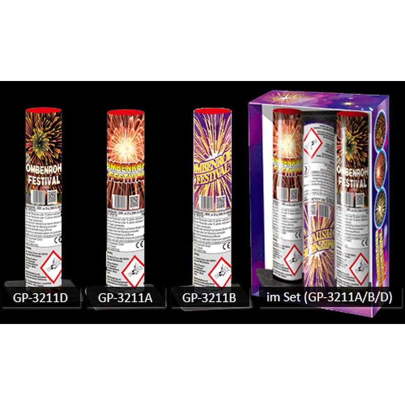 Silvesterfeuerwerk|Bombenrohre ~  für 10.19 EUR bestellen