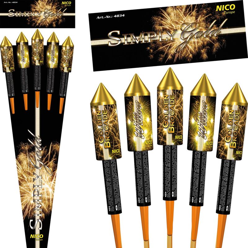 Silvesterfeuerwerk|Silvesterraketen ~  für 17.84 EUR bestellen