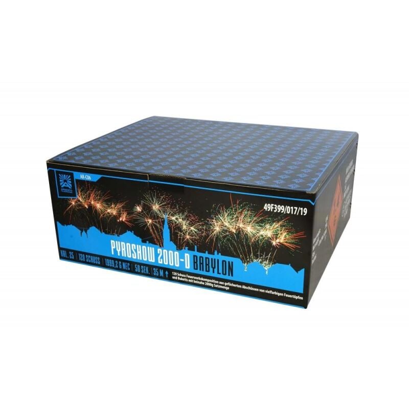 Buketts aus grünen Blinksternen mit blutroten, blauen, pinken und gelben Leuchtsternen. 3.) Brokat-Feuertöpfe zu Brokatschweif-Aufstiegen zu Brokatokronen mit blauen und gelben Leuchtsternen ~  für 159.99 EUR bestellen