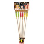 6-Bombe 6-teiliges Feuerwerk-Kugelkopfraketensortiment online bestellen