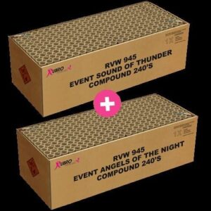 Angels of the night + Sound of Thunder 480-Schuss-Feuerwerkverbund (Double Compound) online bestellen