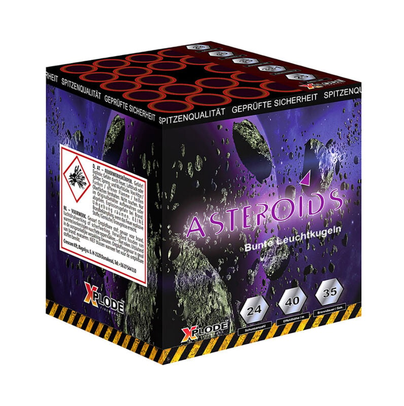 Asteroids 24-Schuss-Feuerwerk-Batterie online bestellen
