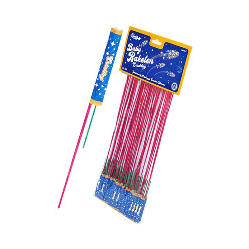 Baby-Raketen Crackling 50er Pack online bestellen
