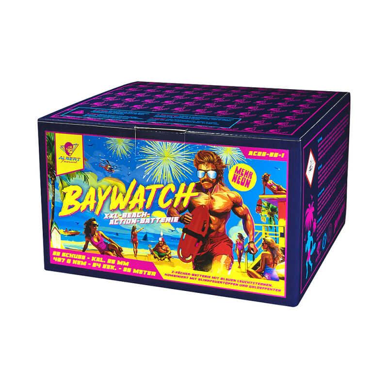 Baywatch 35-Schuss-Feuerwerk-Batterie online bestellen