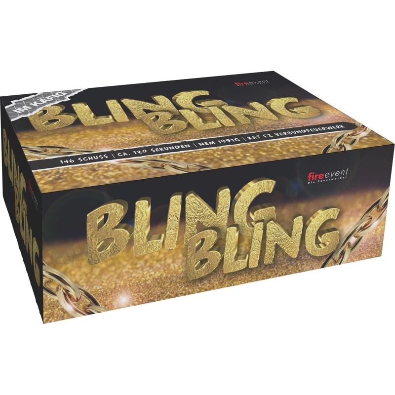 Bling Bling 146-Schuss-Feuerwerkverbund (Stahlkäfig) online bestellen