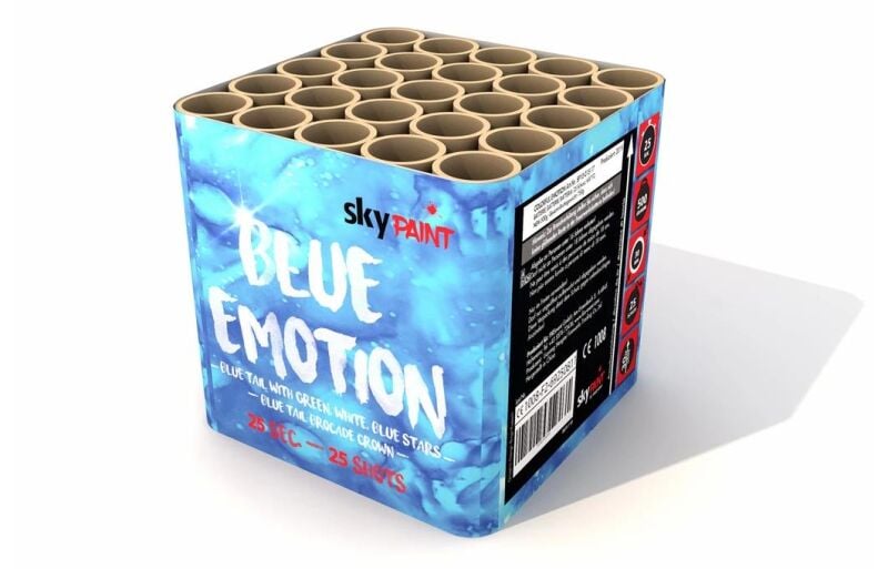Blue Emotion 25-Schuss-Feuerwerkbatterie online bestellen