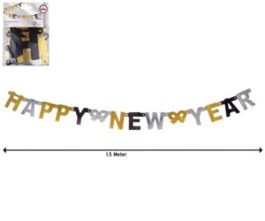 Buchstaben-Girlande „Happy New Year“ online bestellen