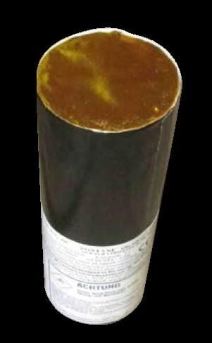 Bühnenfontäne, silber mit goldenen Spitzen und blauer Basis, 5m x 60 s online bestellen