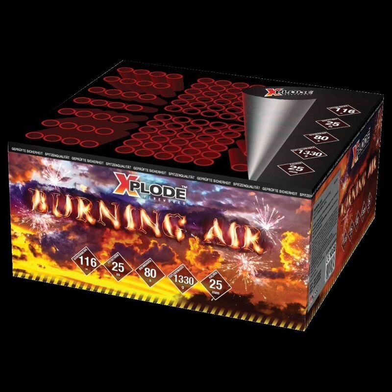 Burning Air 116-Schuss-Feuerwerkverbund online bestellen