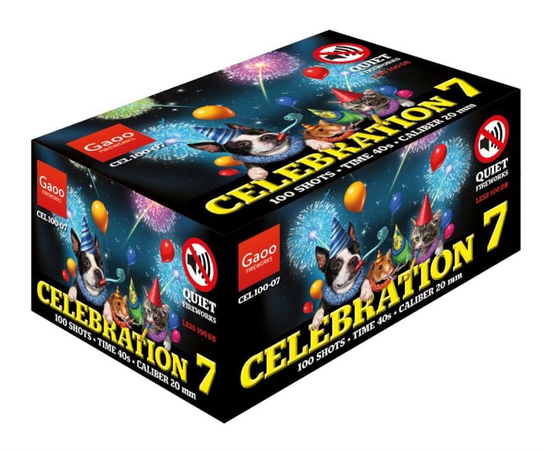 Celebration 100-7 100-Schuss-Feuerwerk-Batterie online bestellen