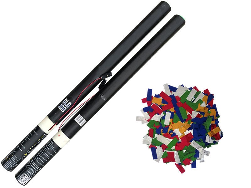 Colourido 80cm elektrisch (Black Label) Metallicflitter bunt online bestellen