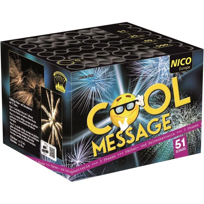 Cool Message 51-Schuss-Feuerwerk-Batterie online bestellen