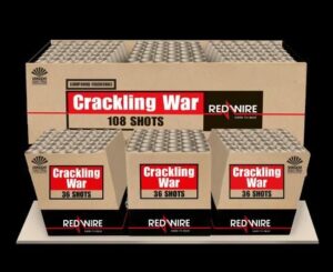 Crackling War 108-Schuss-Feuerwerkverbund (Stahlkäfig) online bestellen