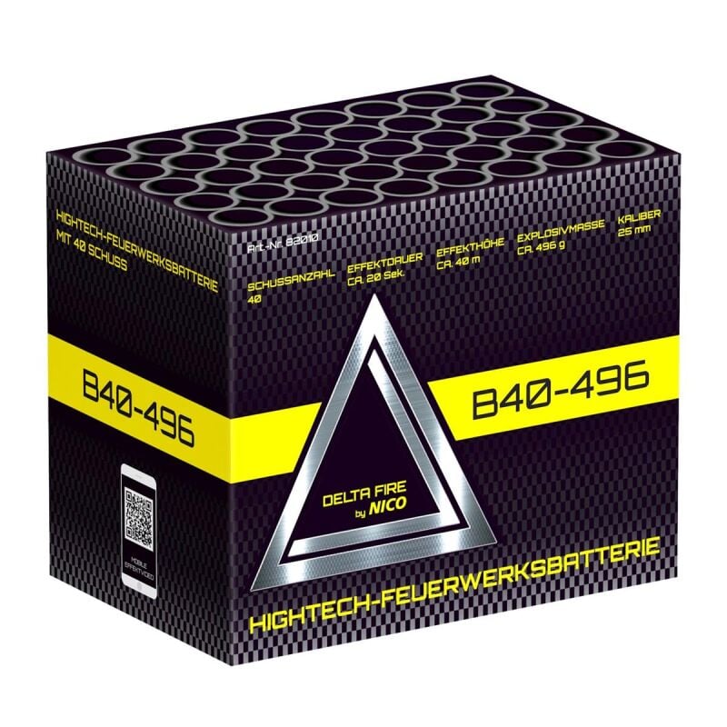 Rasante 40 Schuss Batterie mit 8x5 Schuss Salven ~ für 39.09 EUR bestellen