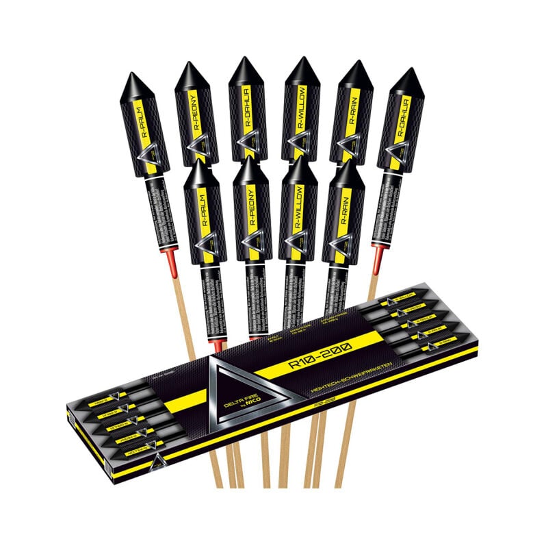 Delta Fire R10-200 10er Raketen-Sortiment online bestellen