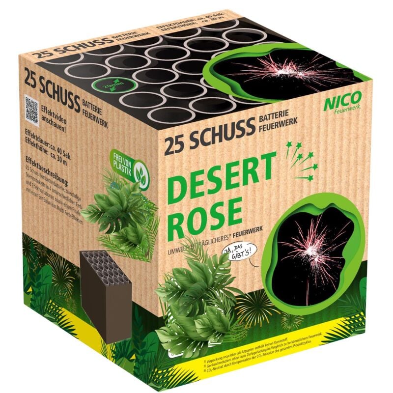 Desert Rose 25-Schuss-Feuerwerk-Batterie online bestellen