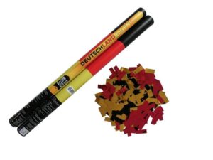 Deutschlandregen 80cm Papierflitter schwarz-rot-gold online bestellen