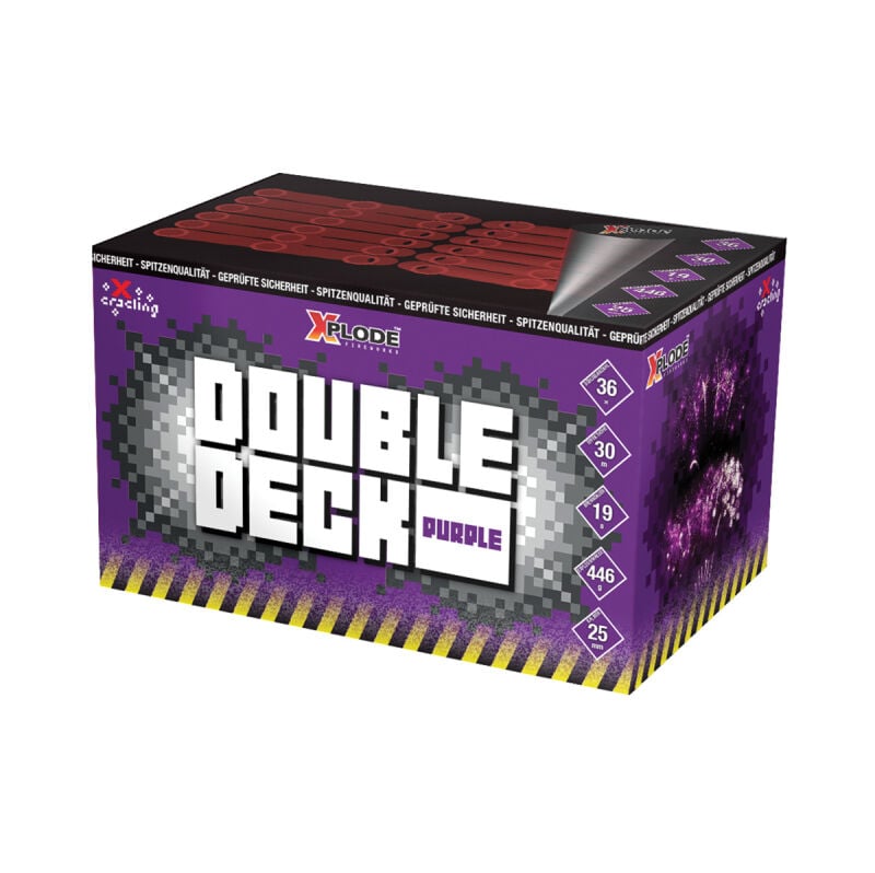 Double Deck Purple 36-Schuss-Feuerwerks-Batterie online bestellen