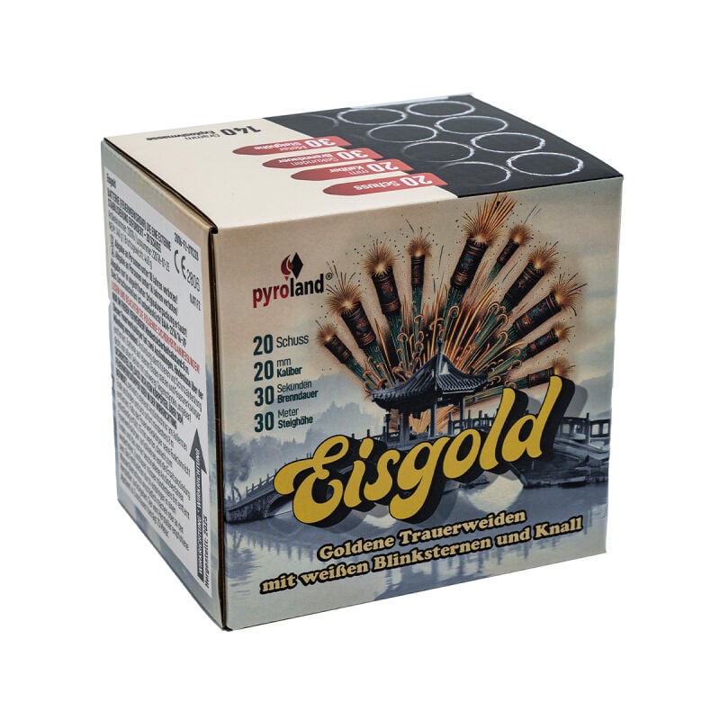 Eisgold 20-Schuss-Feuerwerk-Batterie online bestellen