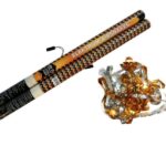 Elektrum Airsnakes 80cm elektrisch (Black Label) Metallicstreamer gold-silber online bestellen