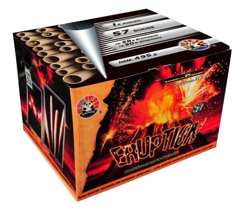 Eruption 57-Schuss-Feuerwerk-Batterie online bestellen