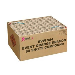 Event Orange Dragon 80-Schuss-Feuerwerkverbund online bestellen