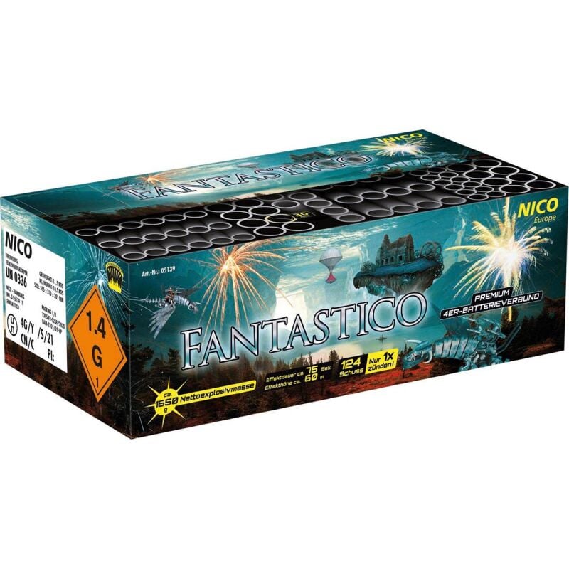 Fantastico 124-Schuss Feuerwerk-Verbund online bestellen