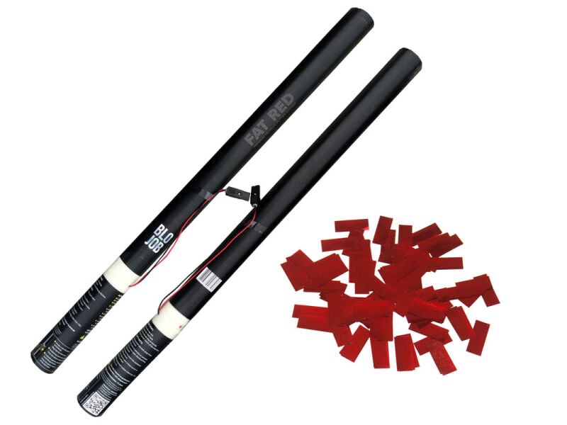 Fat Red 80cm elektrisch (Black Label) Metallicflitter dunkel-rot online bestellen