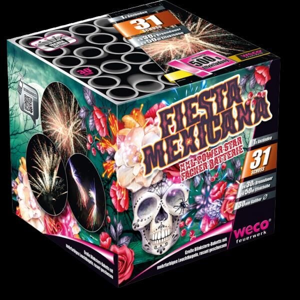 Fiesta Mexicana 31-Schuss-Feuerwerk-Batterie online bestellen