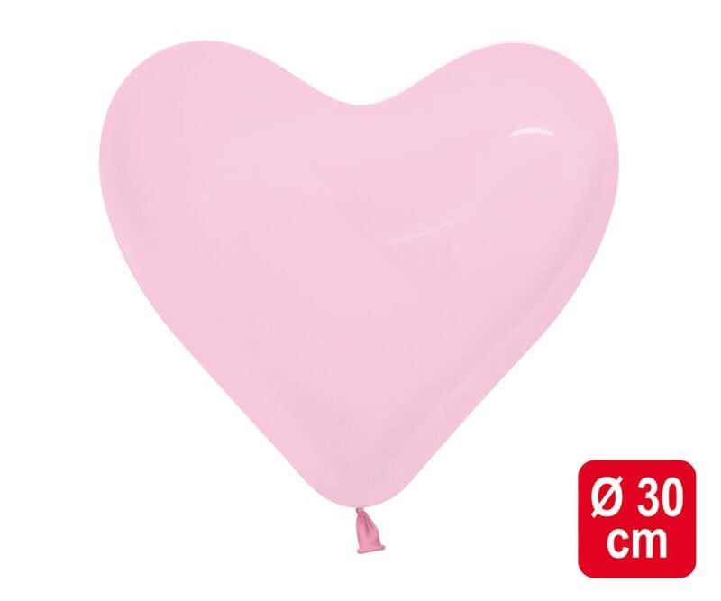 Figuren-Ballons Big Heart, rosa online bestellen