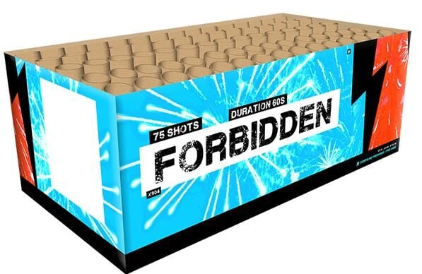 Forbidden 76 Schuss-Feuerwerk-Batterie online bestellen