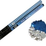 Full Metal Silver/Blue 80cm elektrisch Metallicflitter silber-blau online bestellen