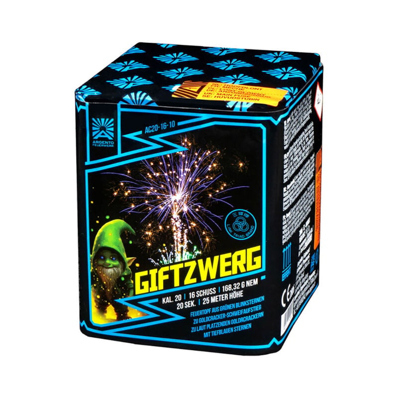 Giftzwerg 16-Schuss-Feuerwerk-Batterie online bestellen