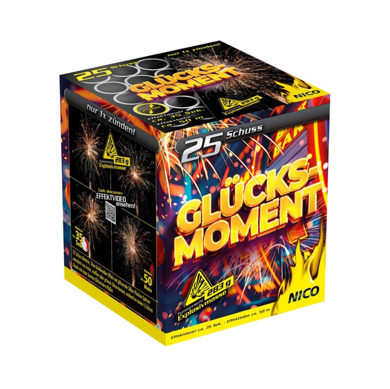 Glücksmoment 25-Schuss-Feuerwerk-Batterie online bestellen