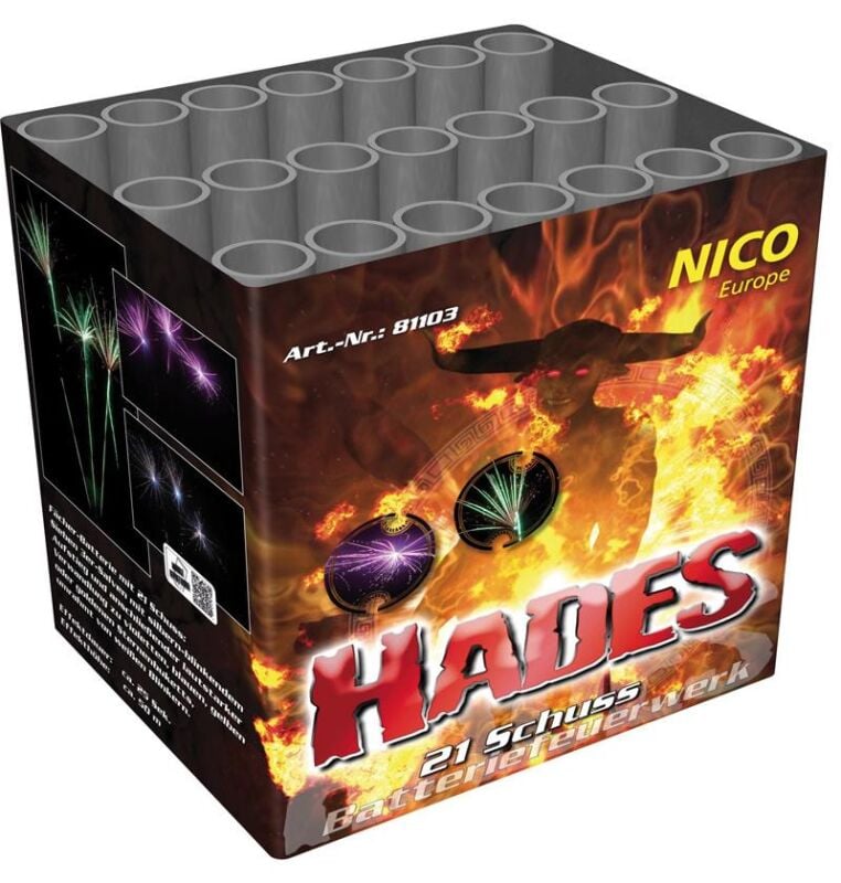 Hades 21-Schuss-Feuerwerk-Batterie online bestellen