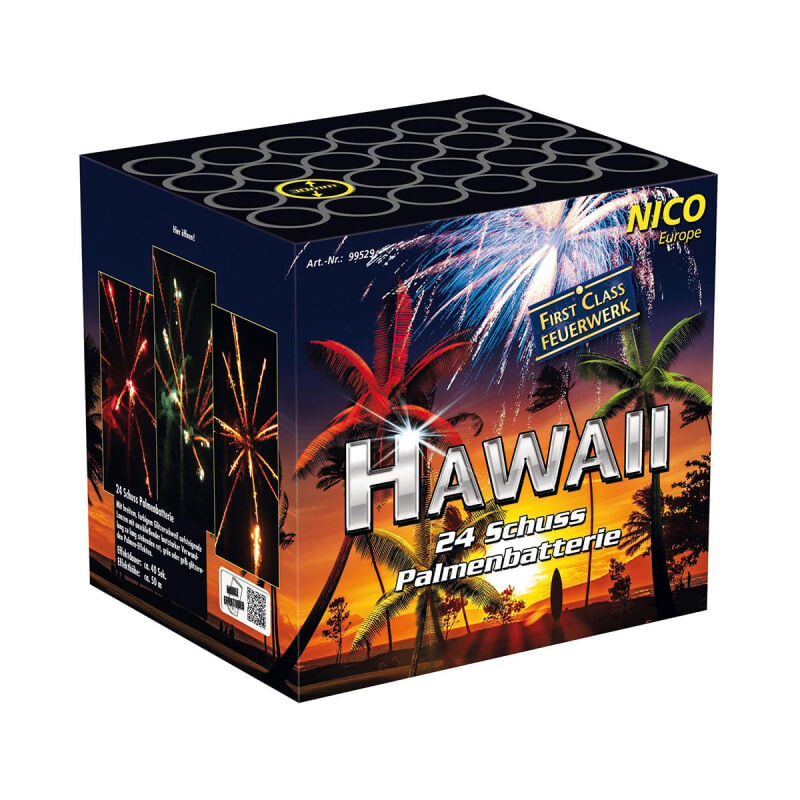 Hawaii 24-Schuss-Feuerwerkbatterie online bestellen