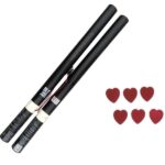 Herzrasen 80 cm elektrisch (Black Label) Metallicflitter rot online bestellen