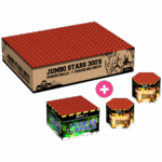 Jumbo Stars Display Box 300-Schuss-Feuerwerkverbund + 3 Batterien Extra online bestellen