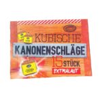 Kubische Kanonenschläge Orange 15 Stück online bestellen