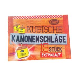 Kubische Kanonenschläge Orange 15 Stück online bestellen