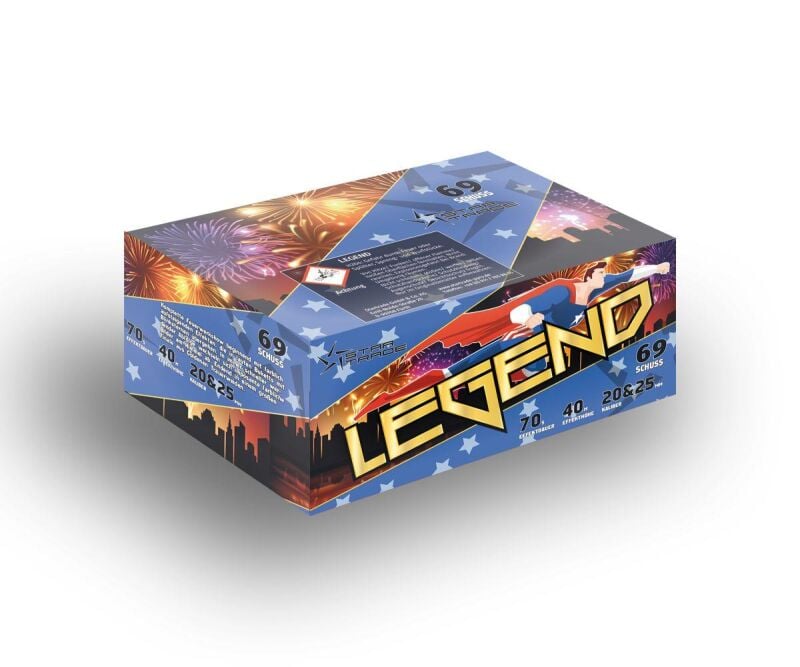 Legend 69-Schuss-Feuerwerk-Batterie online bestellen