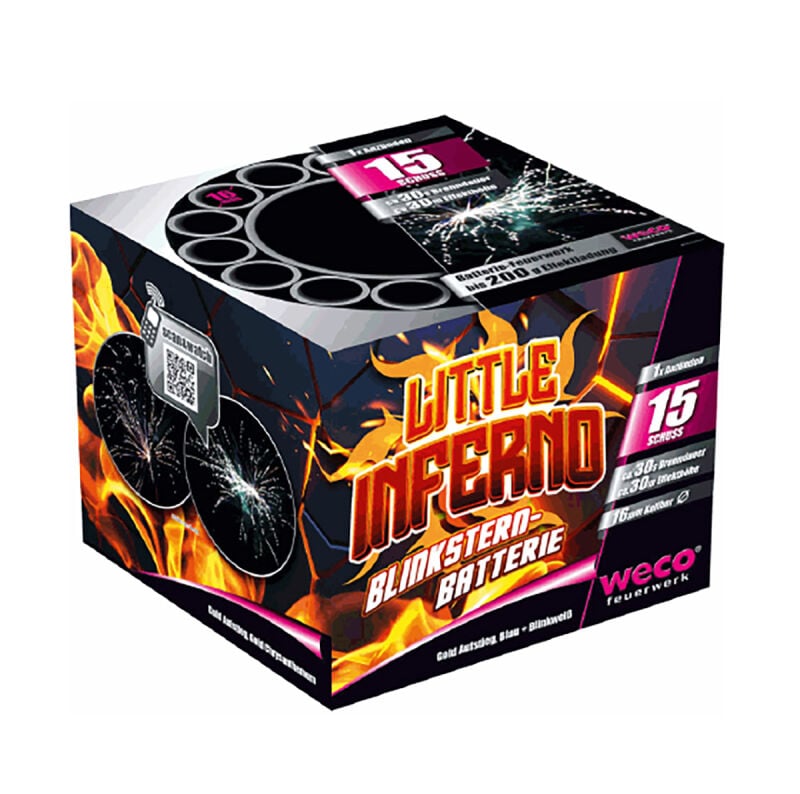 Little Inferno 15-Schuss-Feuerwerk-Batterie online bestellen