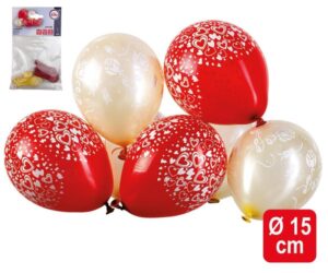 Luftballons Herzen&Rosen online bestellen