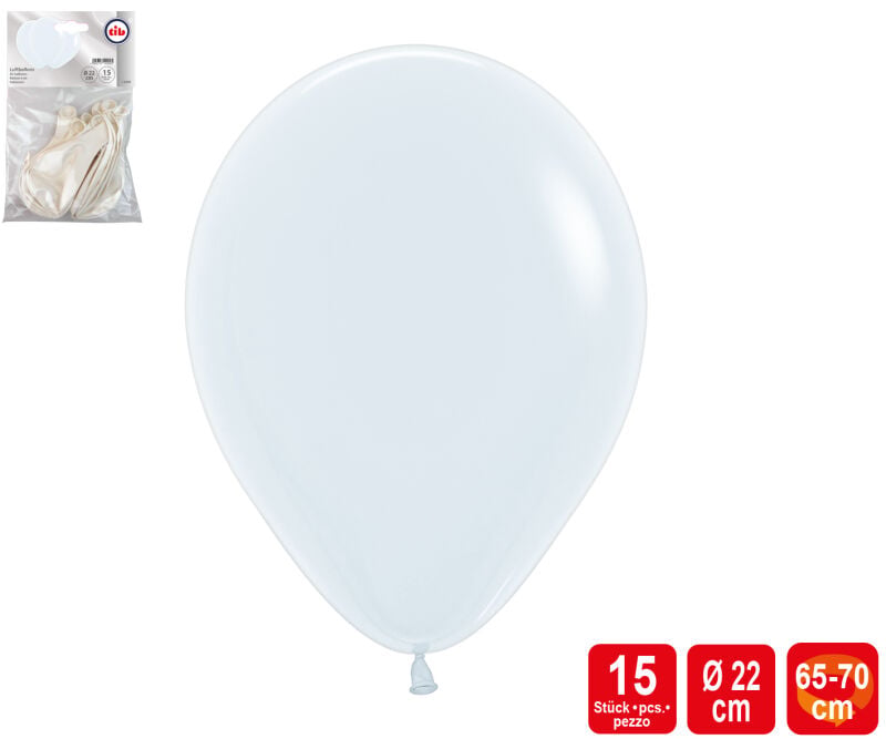 Luftballons, weiß 15 Stk. online bestellen