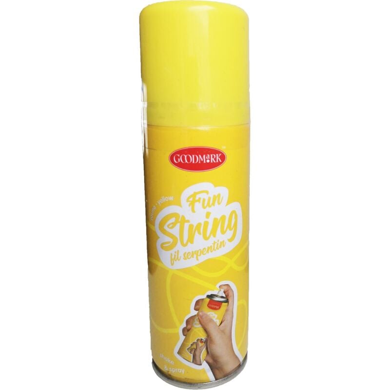 Luftschlangen-Spray, 1 Dose Gelb online bestellen