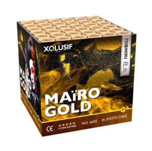 Maïro Gold 36-Schuss-Feuerwerk-Batterie online bestellen