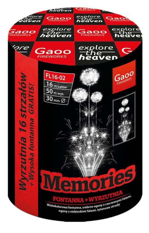 Memory (Memories) 16-Schuss-Feuerwerk-Batterie online bestellen