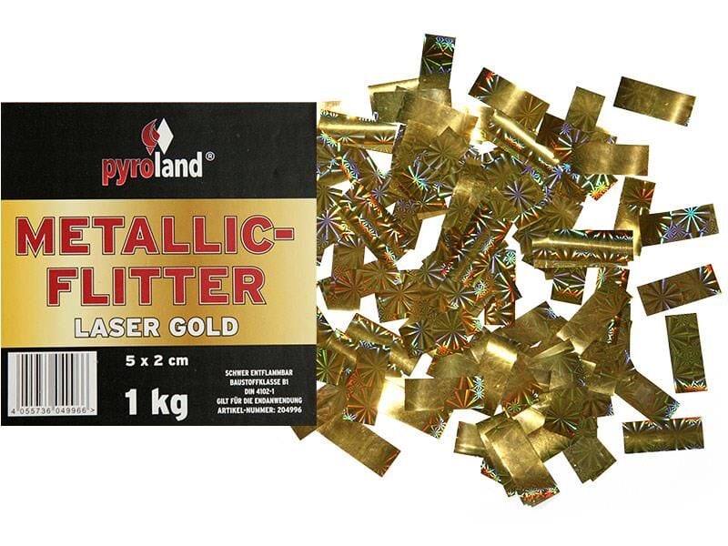 Metallic Flitter – Laser gold 5x2cm 1kg (Pappschachtel) online bestellen