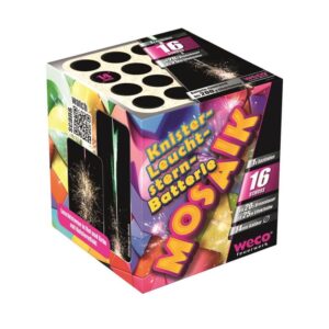 Mosaik 16-Schuss-Feuerwerk-Batterie online bestellen
