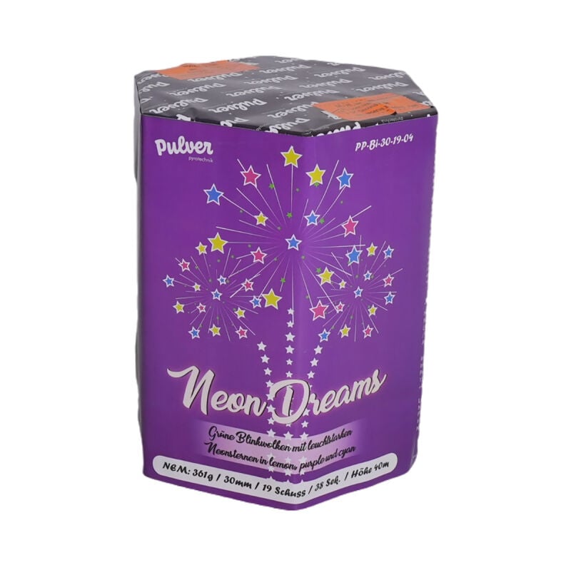 Neon Dreams 19-Schuss-Feuerwerk-Batterie online bestellen